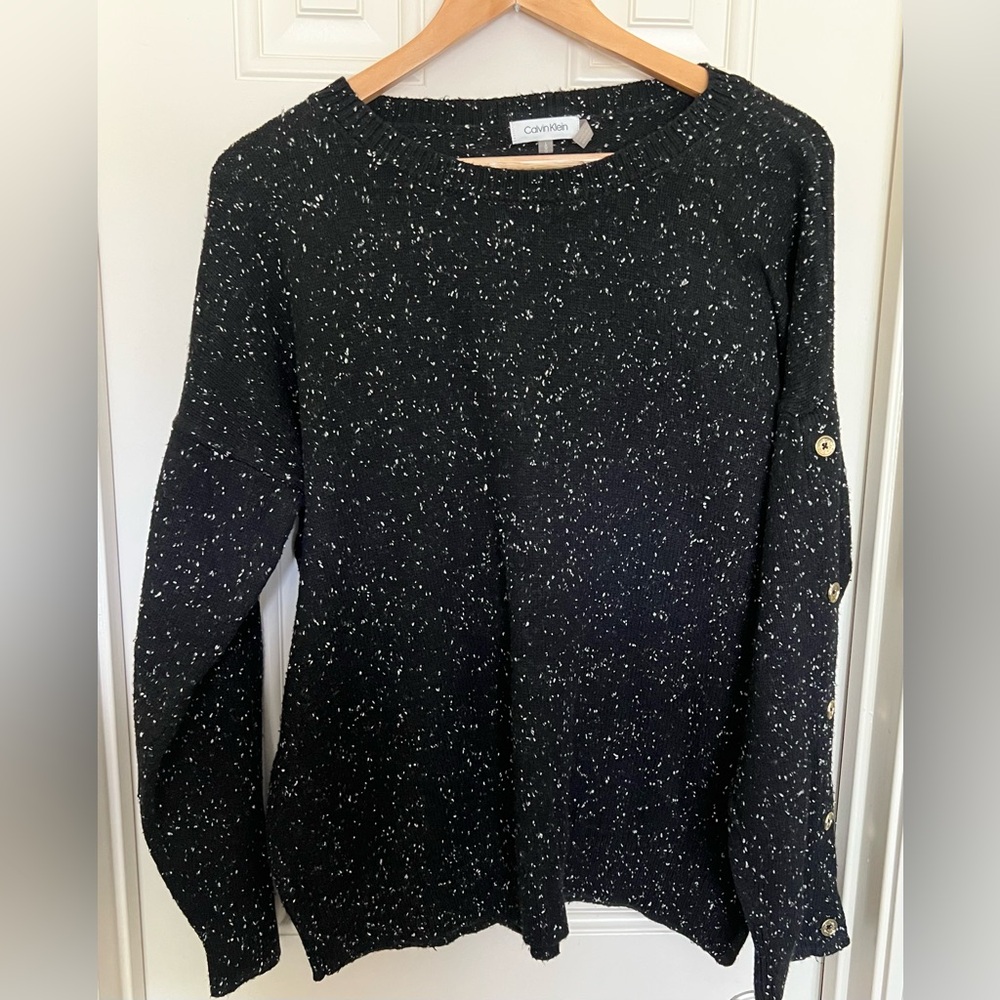 GUC Calvin Klein Black Long Sleeve Sweater